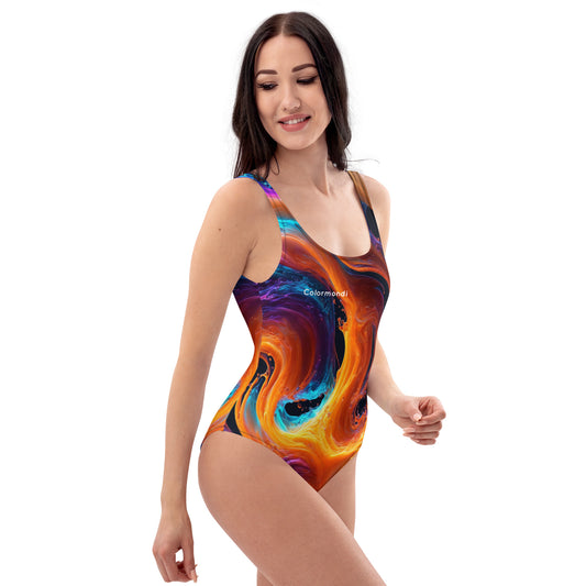 Electric Coral Swimsuit