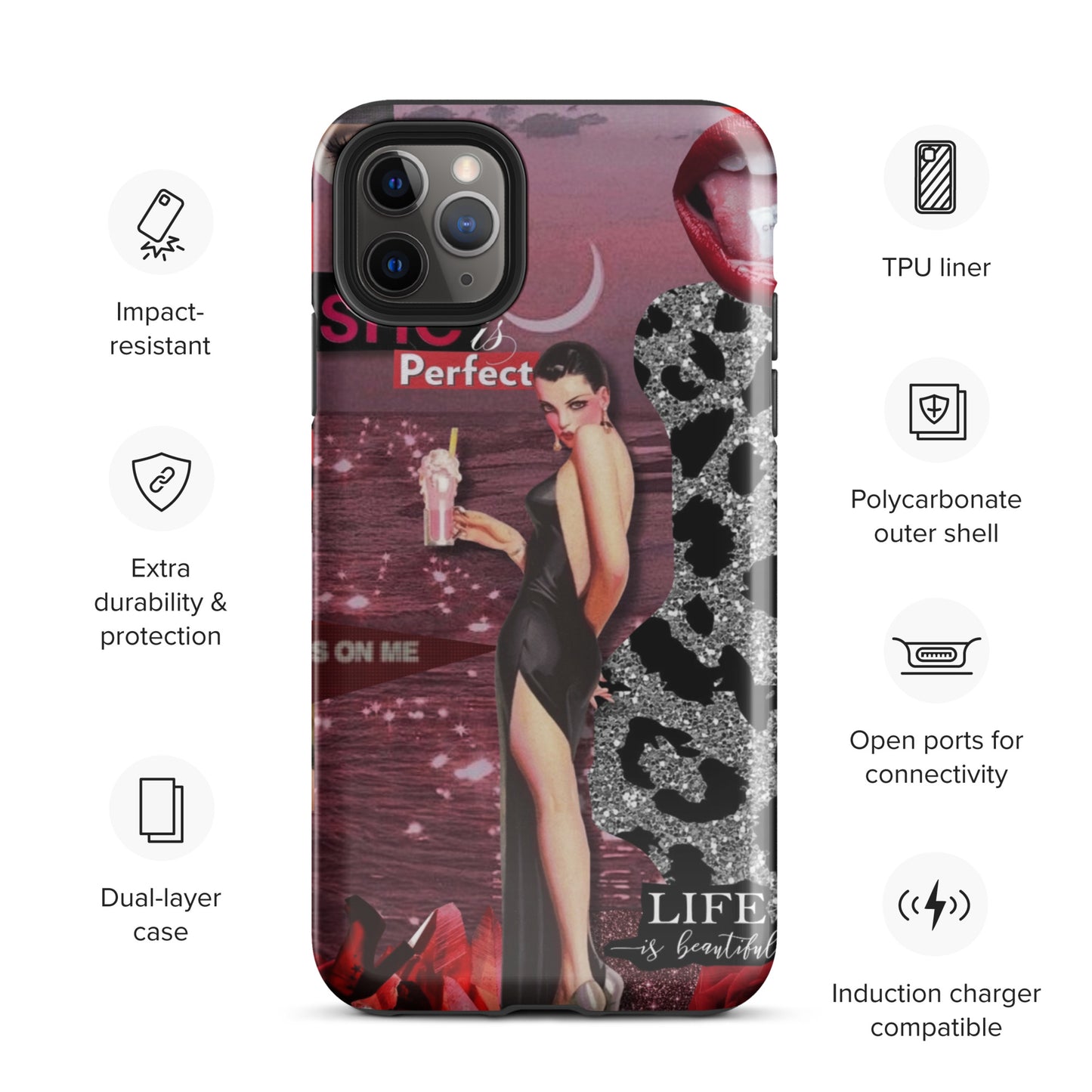 Temp-Pink Hard Case