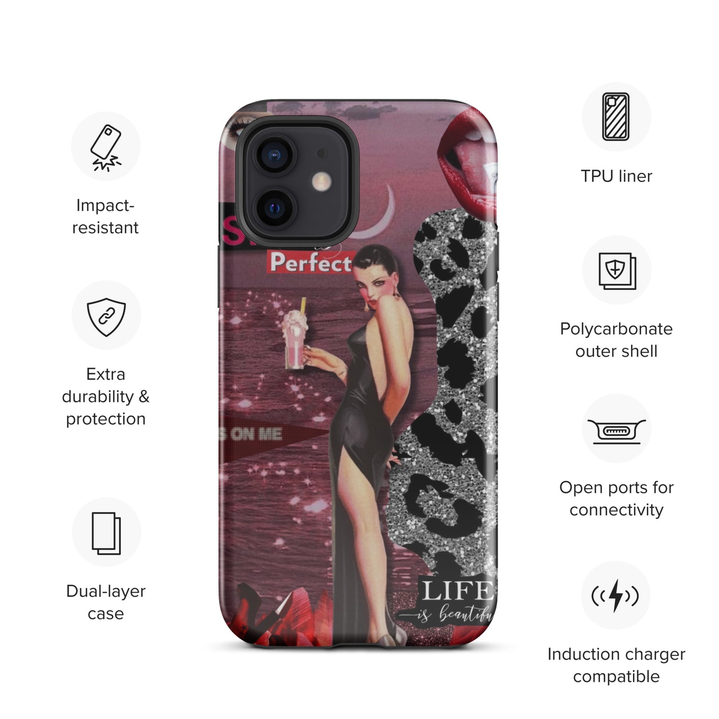 Temp-Pink Hard Case