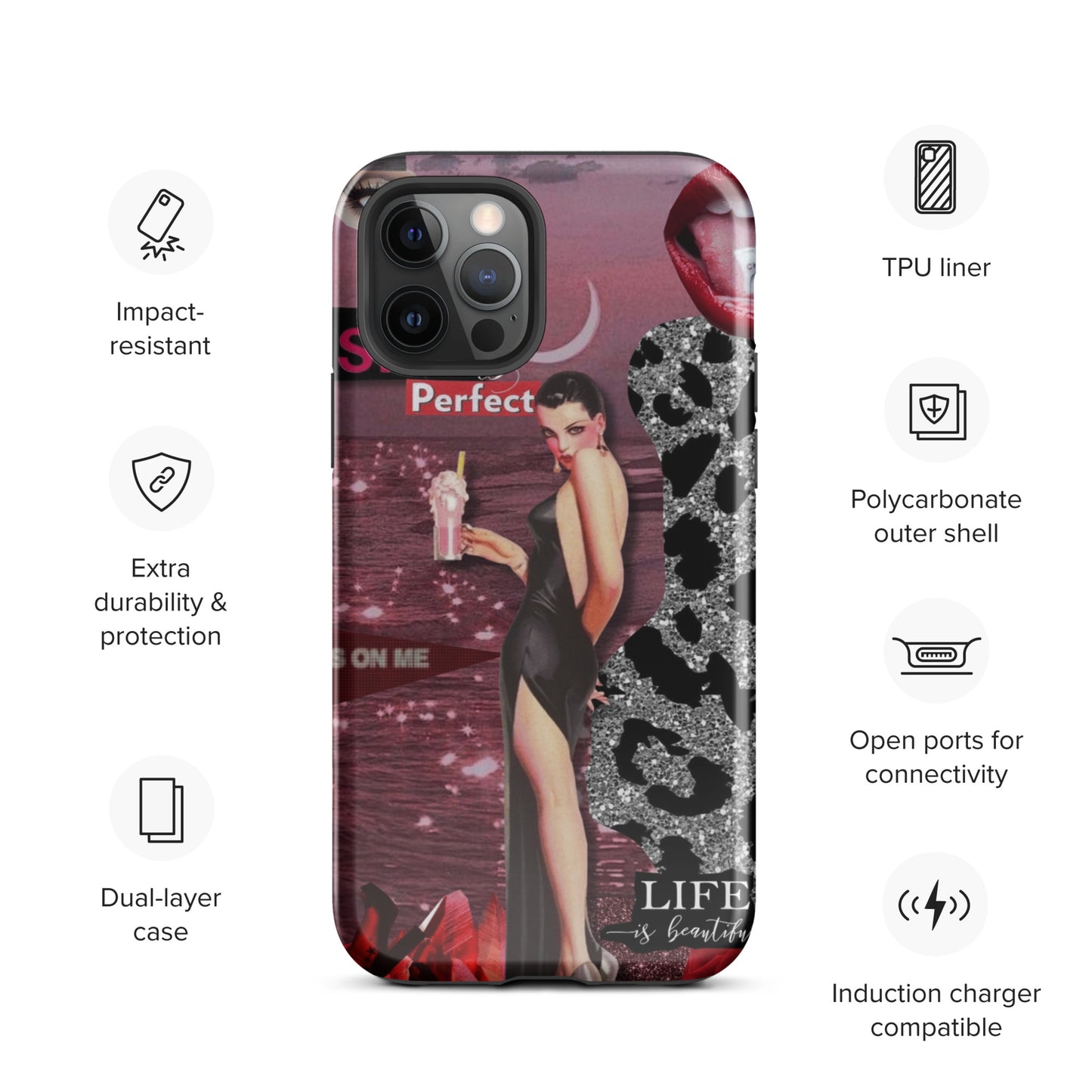 Temp-Pink Hard Case