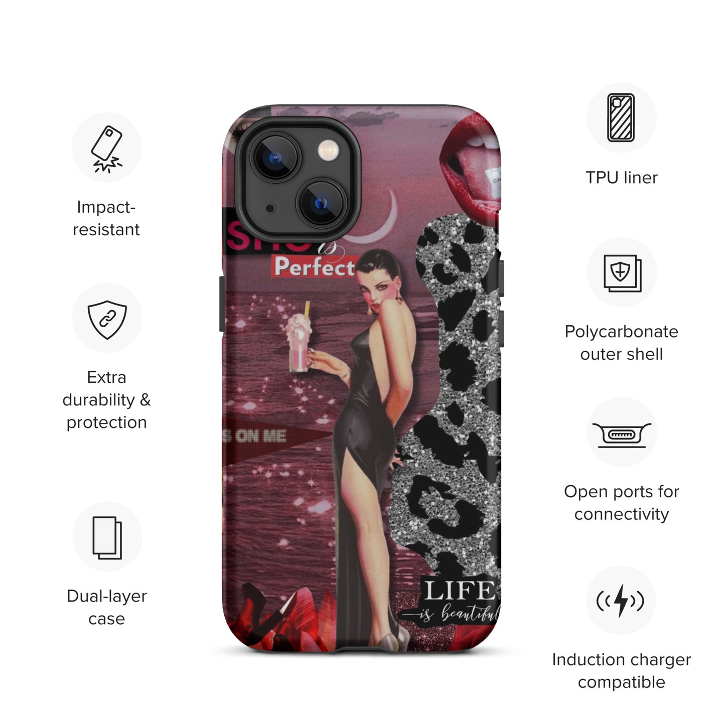 Temp-Pink Hard Case