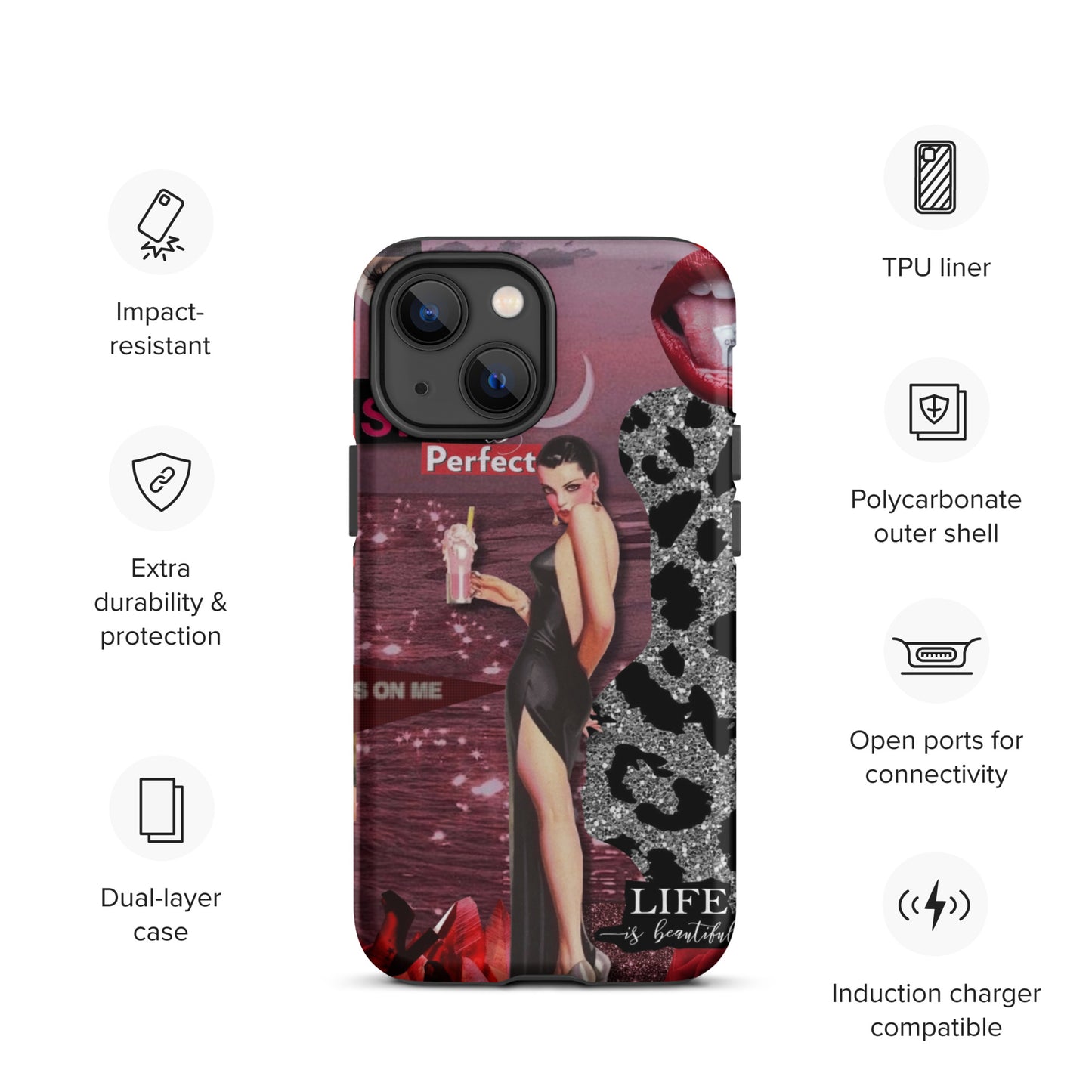 Temp-Pink Hard Case