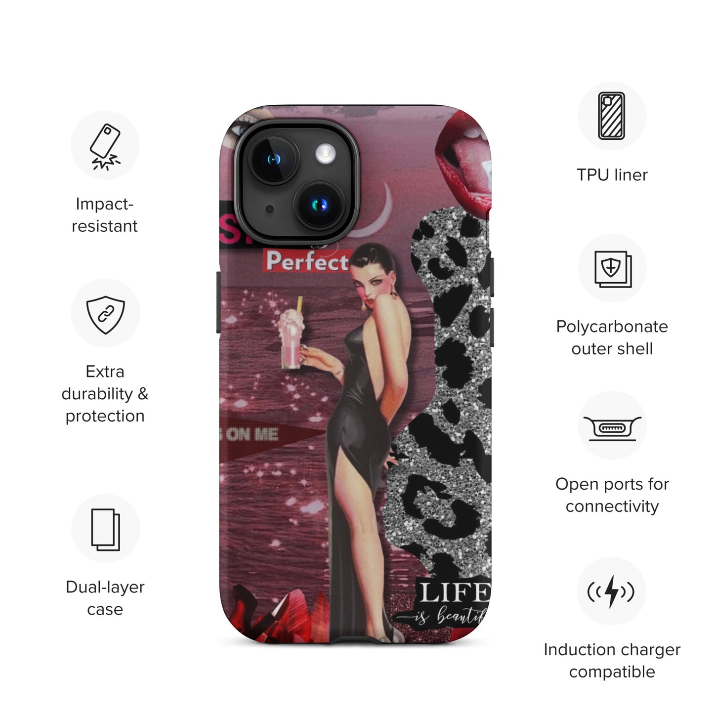 Temp-Pink Hard Case