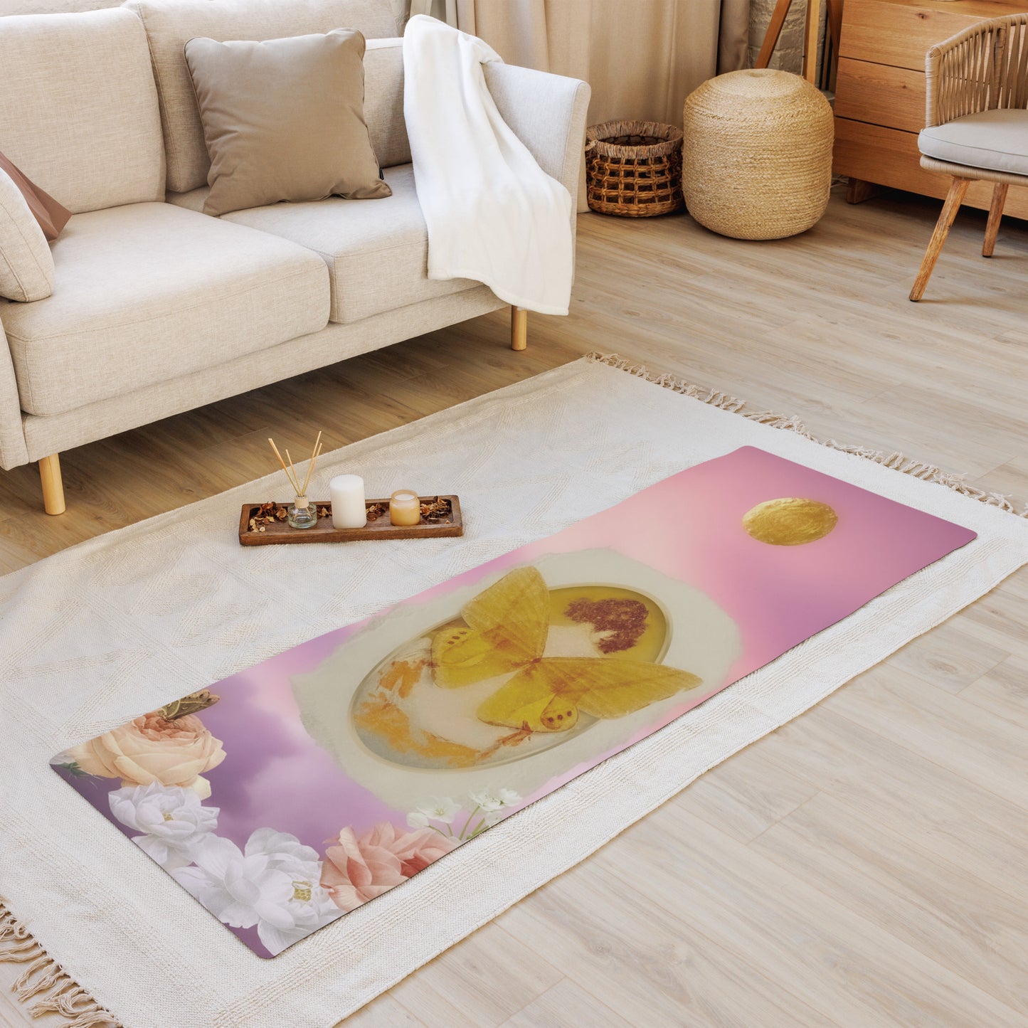 Vibespinck yoga mat