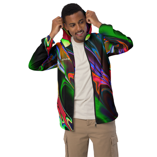 Neon Burst Windbreaker