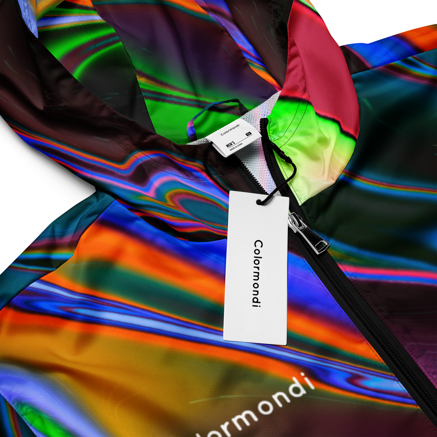 Neon Burst Windbreaker