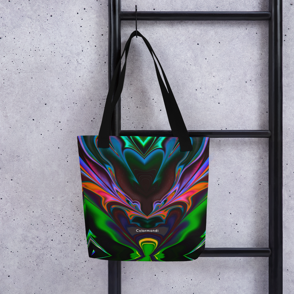 Neon Burst Tote Bag