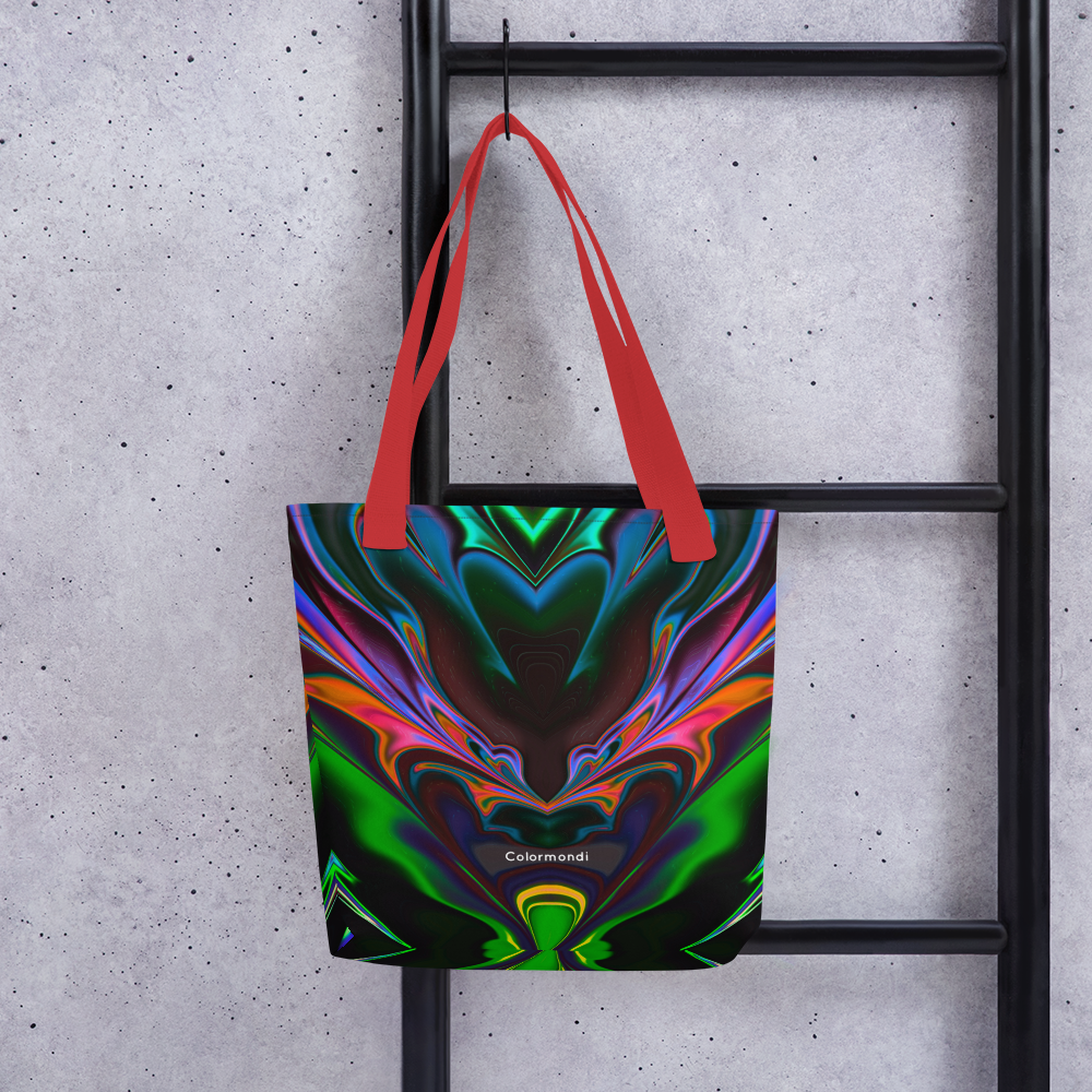 Neon Burst Tote Bag