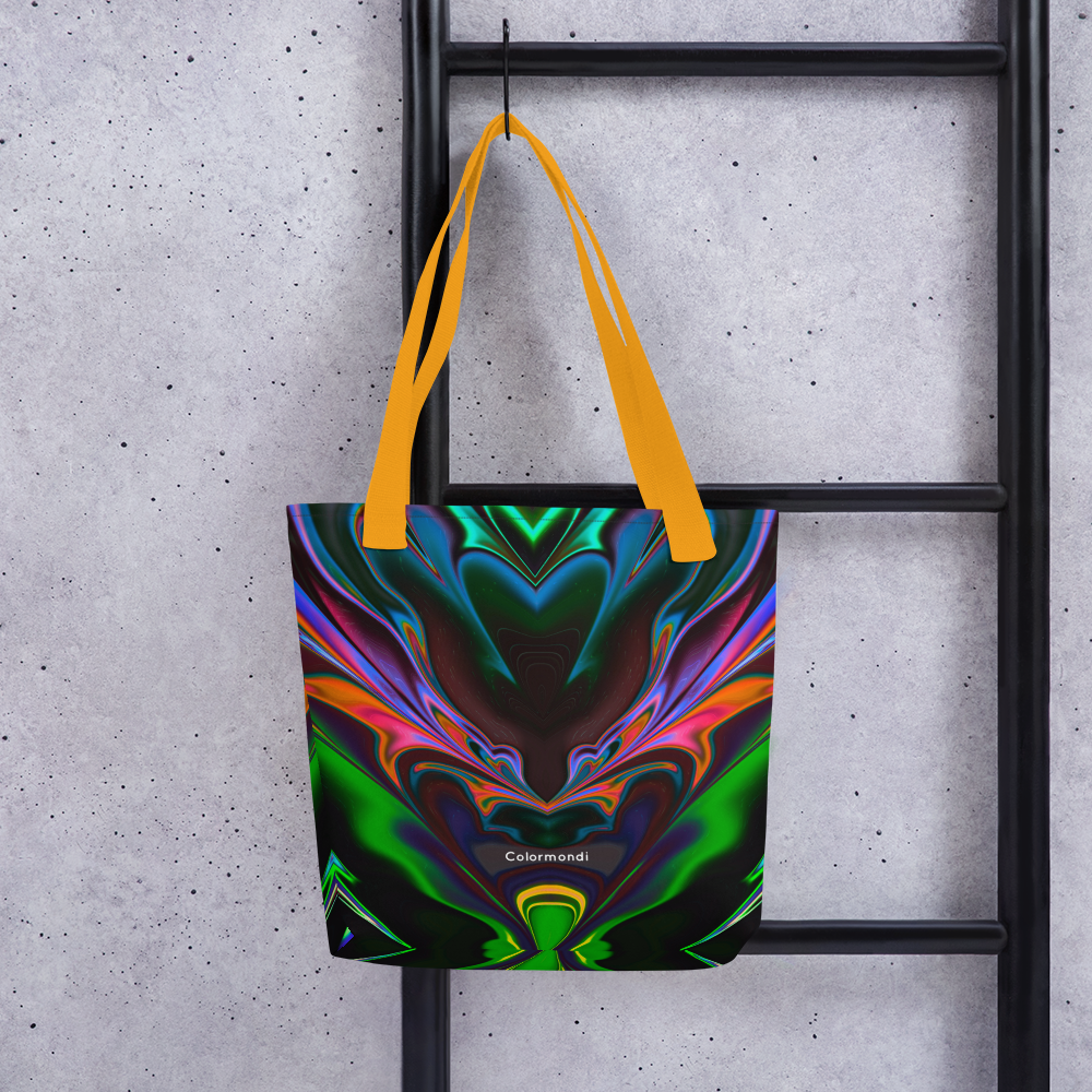 Neon Burst Tote Bag