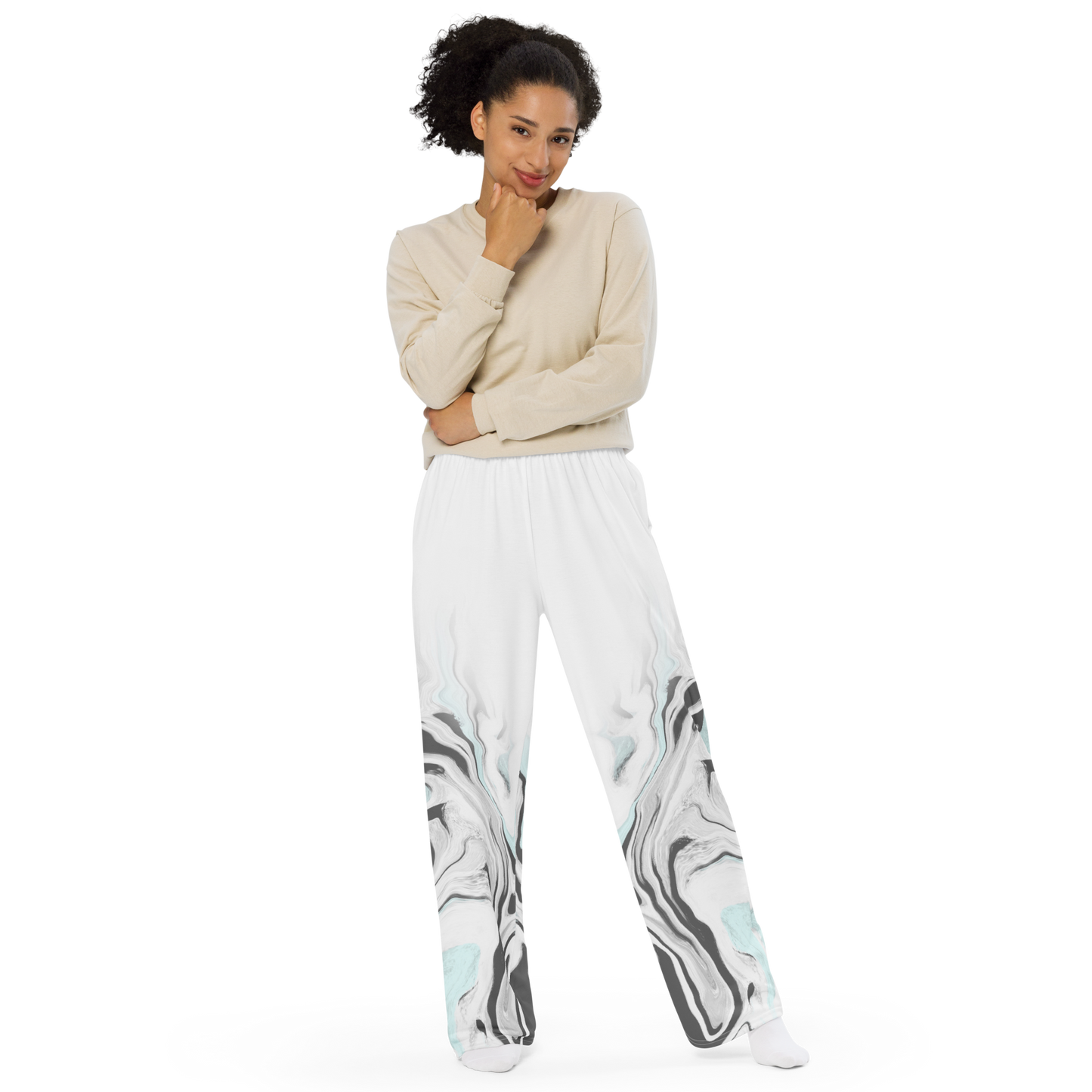 Azán wide-legged trousers