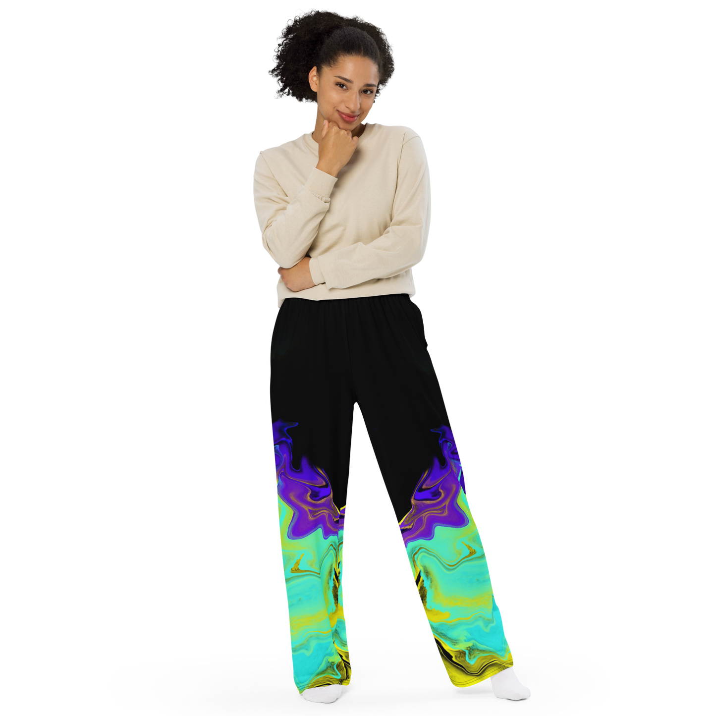 Wide-legged Spectrum pants