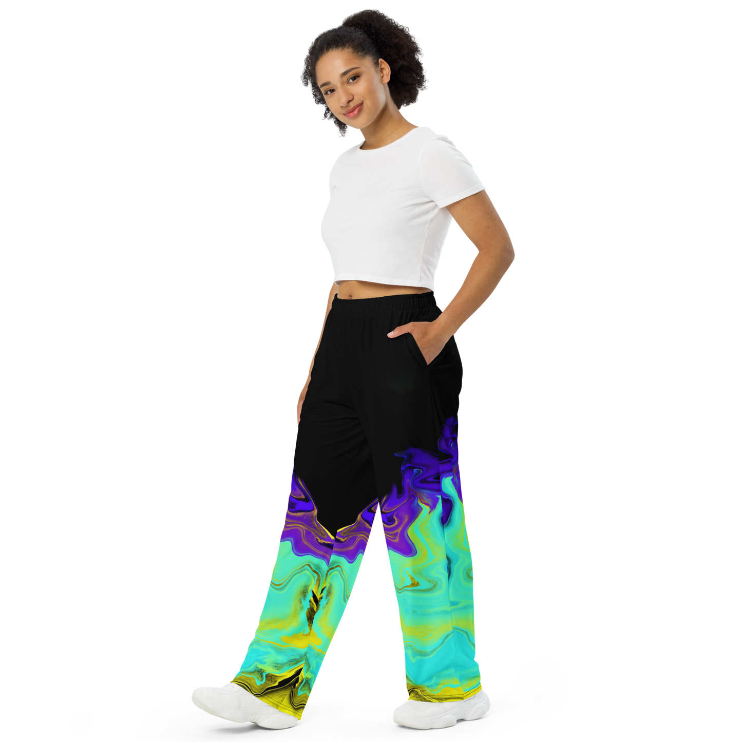 Wide-legged Spectrum pants
